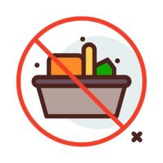 No shopping cart