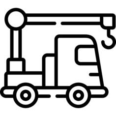 Crane truck