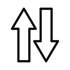 Up and down arrow