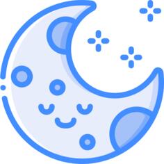Crescent moon