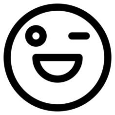 Winking face