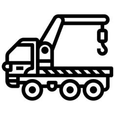 Crane truck