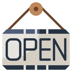 Open sign