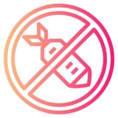 No weapons