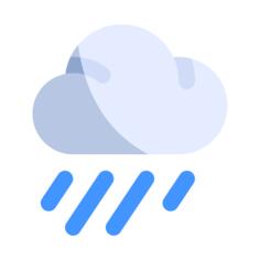 多雨的