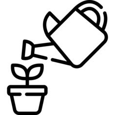Watering plants