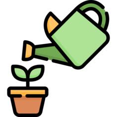 Watering plants
