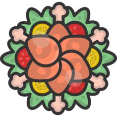 煮熟的鸡