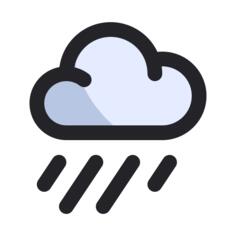 多雨的
