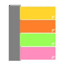 Assorted sticky notes