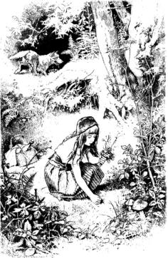 Girl in the forest