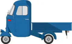 Blue truck image