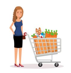 Shopping lady