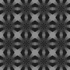 Background pattern with flowers and circles