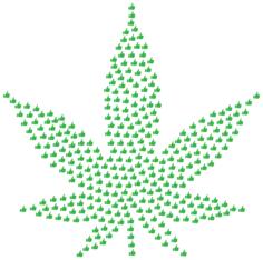 Marijuana and thumbs up
