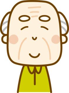Smiling old man