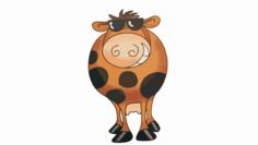Cow with sunglasses