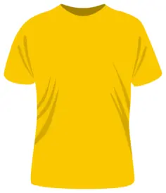 T-Shirt in yellow
