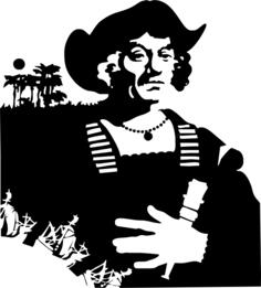 Columbus silhouette