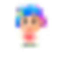 Colorful cartoon kid