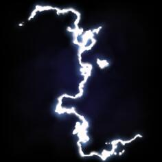 Animated thunder bolt