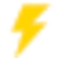 Lightning symbol vector image