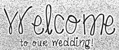 American wedding welcome