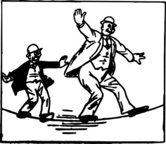Guys on a tightrope