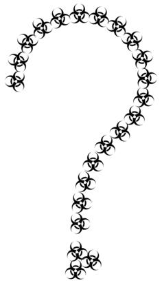 Biohazard question mark