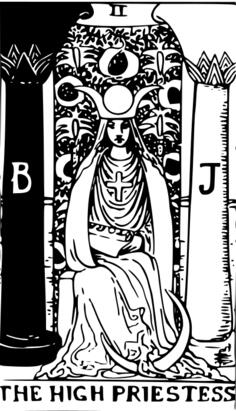 Priestess magical card