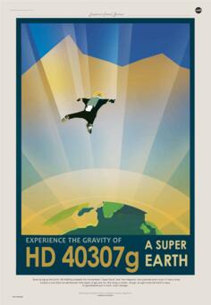 NASA vintage poster