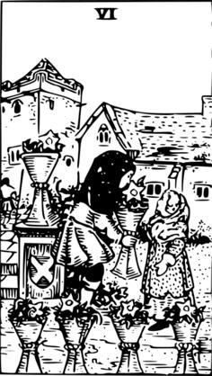 Six of cups tarot card