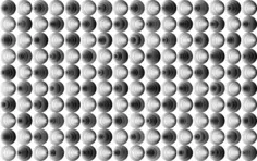 Retro silver circles