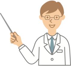 Doctor with pointer