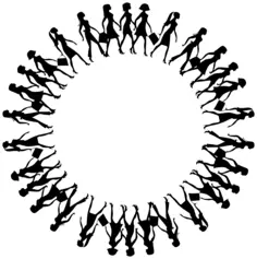 Walking ladies circle