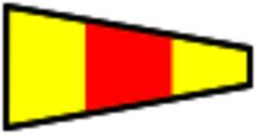 Colorful signal flag