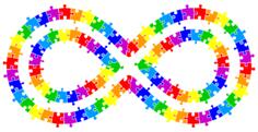 Infinity puzzle pieces