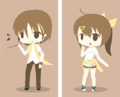 Musical boy and girl