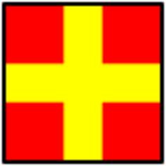 Signal flag Romeo