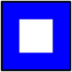 Square naval flag