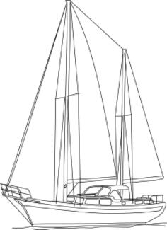 Sailing ketch