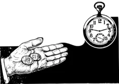 Time is money illustration