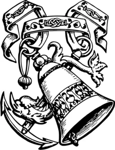 Decorative retro bell