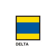 Gran Pavese flags, Delta flag