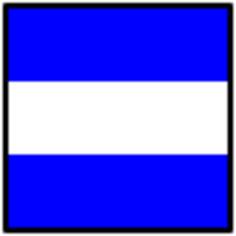 Signal nautical flag