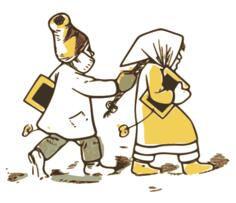 Kids going to school