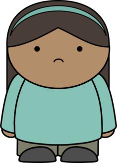 Sad girl animation