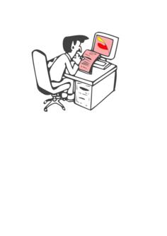 Man in office