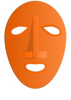 Traditional African mask
