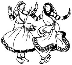 Dancing traditional girl